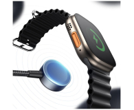 USAMS Kabel 3w1 z ładowarką indukcyjną 72W do USB-C stalowy - 1569028 - zdjęcie 6